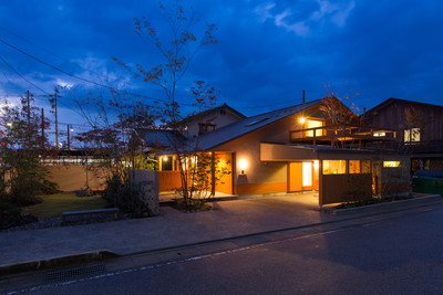 夜の展示場「高岡の家 もみじ」