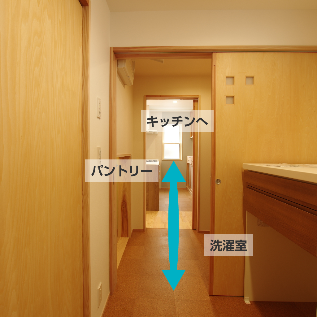 家事ラク動線-パントリー