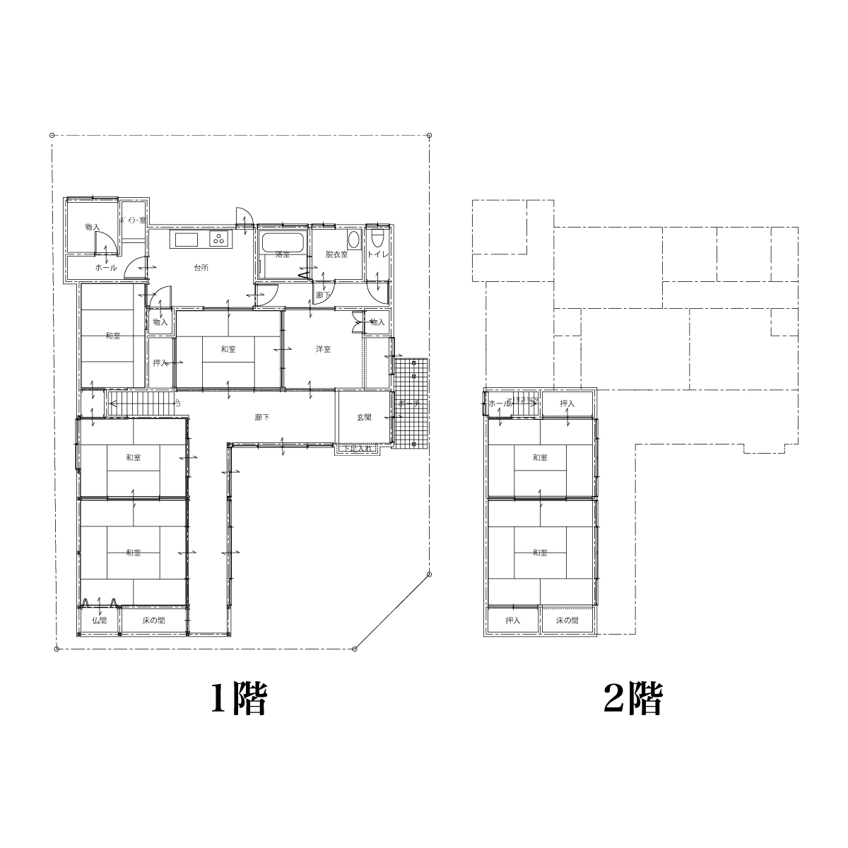 施工前 間取り平面図